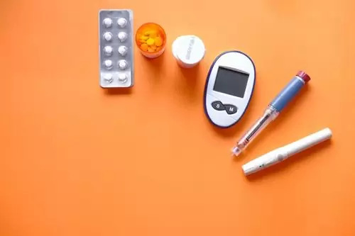 Kits for blood sugar checking which represents the 